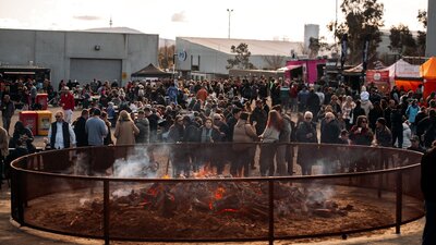 Winter Bonfire