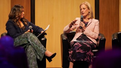 The Hon Katy Gallagher and FW's Jamila Rizvi in conversation