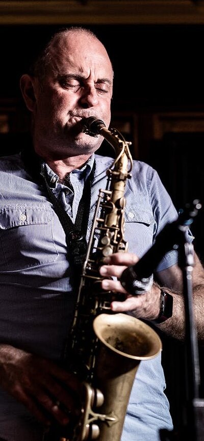 Andrew Robertson, Image courtesy of the artist Andrew Robertson, saxophone