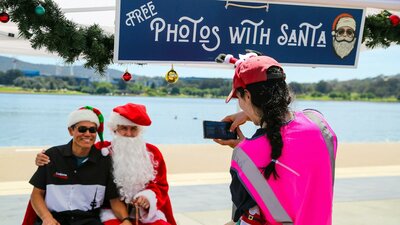 Free Santa photos at The Little Burley Market Free Santa photos at The Little Burley Market