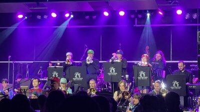 ConneXion Big Band playing at the Harmonie German Club in September 2024