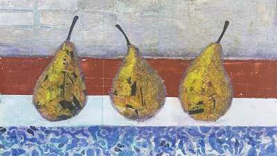 Trio of pears by Lesley Anderson Trio of pears by Lesley Anderson