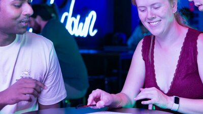 Guests at Trivia Night