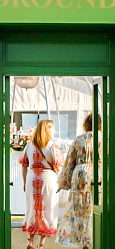 Underground Spirits Entry at Floriade Canberra Unique entranceway leading to The Gin Garden by Underground Spirits