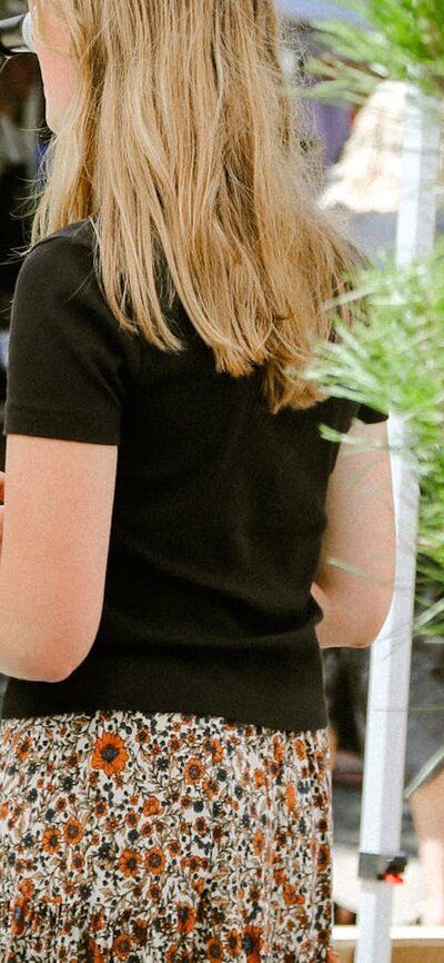 Young musician performing at the markets