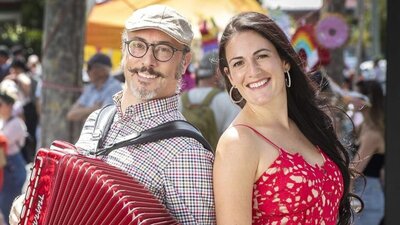 Italian Accordionist Paolo Campan with Italian vocalist Rossella Fanelli