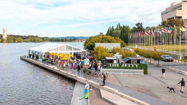 The Jetty, Lake Burley Griffin, Canberra The Jetty beside Lake Burley Griffin in Canberra