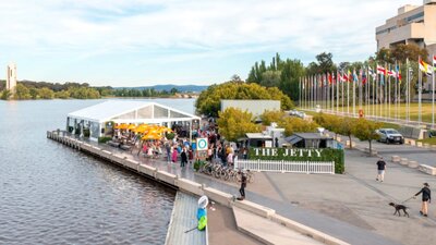 The Jetty, Lake Burley Griffin, Canberra The Jetty beside Lake Burley Griffin in Canberra