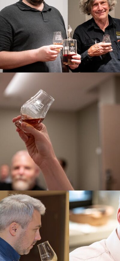 Collage of people at Whisky Capital