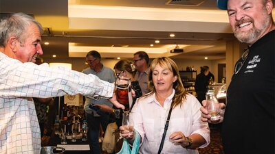 Presenting whisky at Whisky Capital