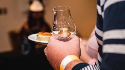 Canapes and whisky at Whisky Capital