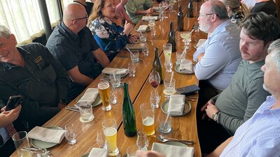 Distiller's Dinner 2025 People sitting at a dining table during Distiller's Dinner 2025