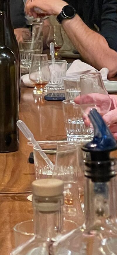 Distiller's Dinner 2025 People sitting at a dining table during Distiller's Dinner 2025