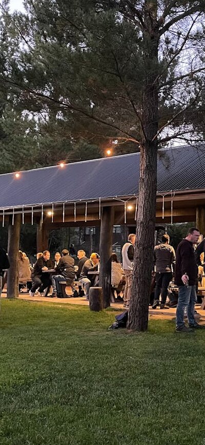 Functions held in the Viewing Park at the National Zoo and Aquarium Large catered function in the viewing park, guests celebrating a corporate party with drinks and BBQ