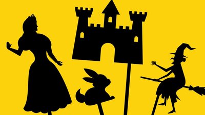 Illustration of shadow puppets