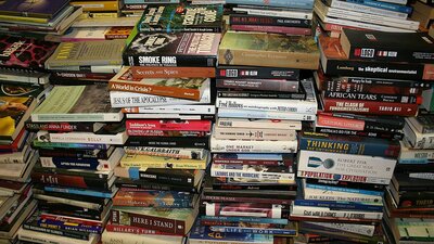 There will be a huge range of excellent quality pre loved books for sale