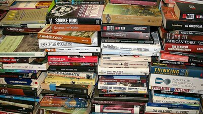 Some of the thousands of books to choose from