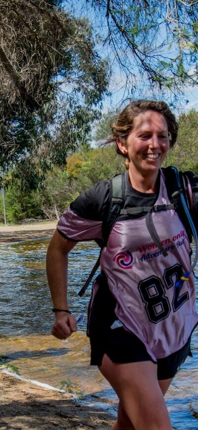 runners at the women only adventure race